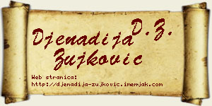 Đenadija Žujković vizit kartica